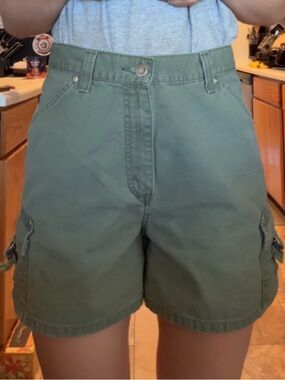 Lee Olive Green Cargo Shorts